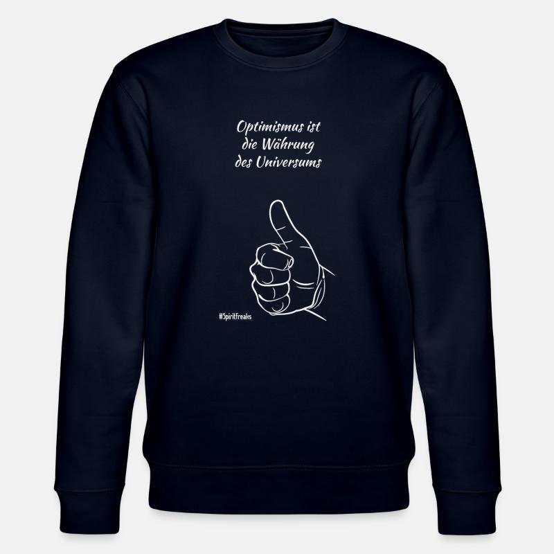 Optimismus - hell - Stanley/Stella Unisex Bio-Sweatshirt CHANGER - Navy