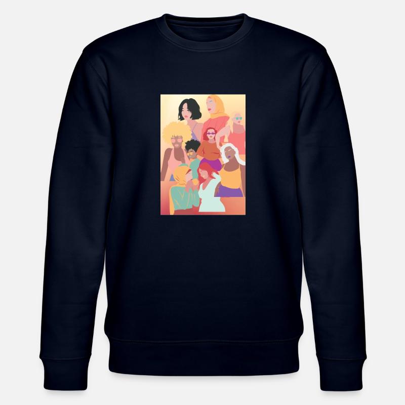 Frauenpower - Stanley/Stella Unisex Bio-Sweatshirt CHANGER  - Navy