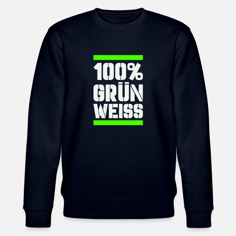 100 vert blanc - Sweat bio CHANGER Stanley/Stella Unisexe - marine
