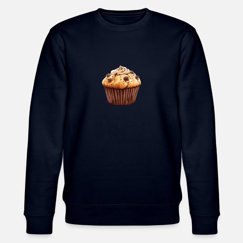 Chocolate Cupcake Lover Dream - Stanley/Stella CHANGER Unisex Organic Sweatshirt - navy