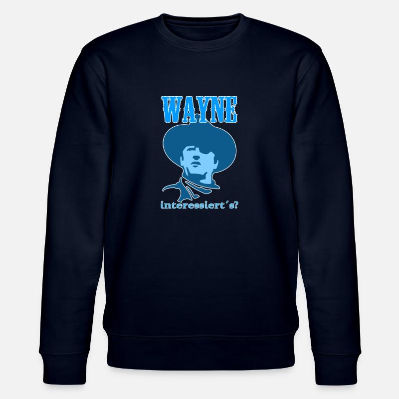 Wayne interessierts? - Stanley/Stella Unisex Bio-Sweatshirt CHANGER  - Navy