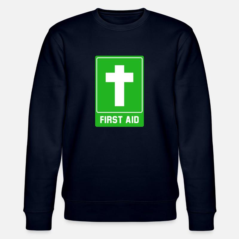 Kreuz First aid - Stanley/Stella Unisex Bio-Sweatshirt CHANGER  - Navy