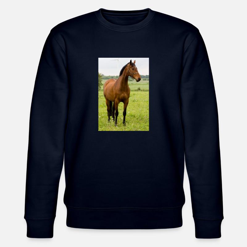 Horse. Pferd. - Stanley/Stella Unisex Bio-Sweatshirt CHANGER  - Navy