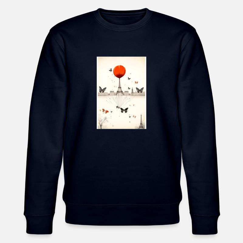 Pariser Kunst - Stanley/Stella Unisex Bio-Sweatshirt CHANGER  - Navy