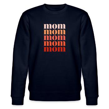 mom rot - Stanley/Stella Unisex Bio-Sweatshirt CHANGER  - Navy - Vorne - Nik (191cm) & Marisol (170cm)