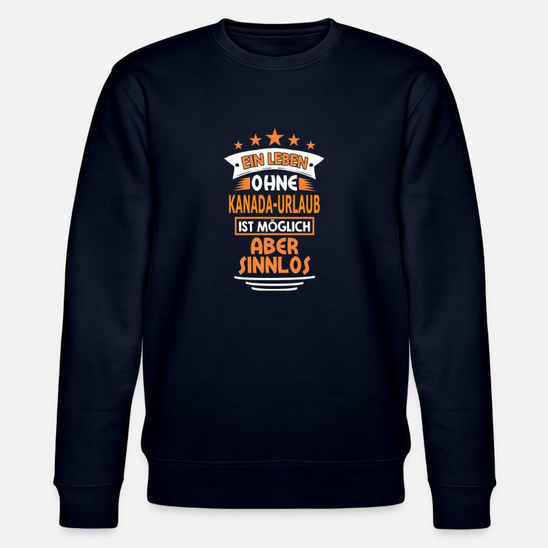 KANADA-URLAUB - Stanley/Stella Unisex Bio-Sweatshirt CHANGER - Navy