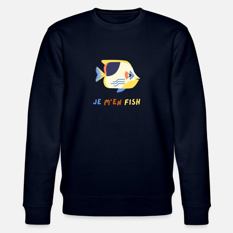 Je men fish - Sweat bio CHANGER Stanley/Stella Unisexe - marine