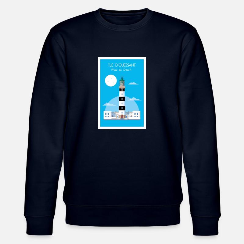 CREAC'H LEUCHTTURM - Stanley/Stella Unisex Bio-Sweatshirt CHANGER  - Navy