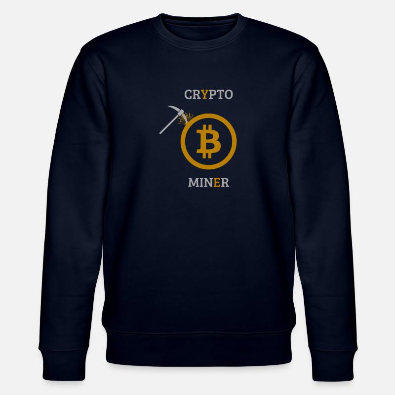 Krypto-Miner - Stanley/Stella Unisex Bio-Sweatshirt CHANGER  - Navy