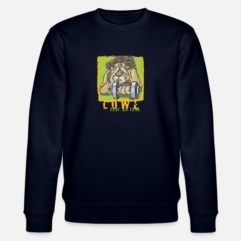 Sternzeichen - Löwe - Stanley/Stella Unisex Bio-Sweatshirt CHANGER  - Navy