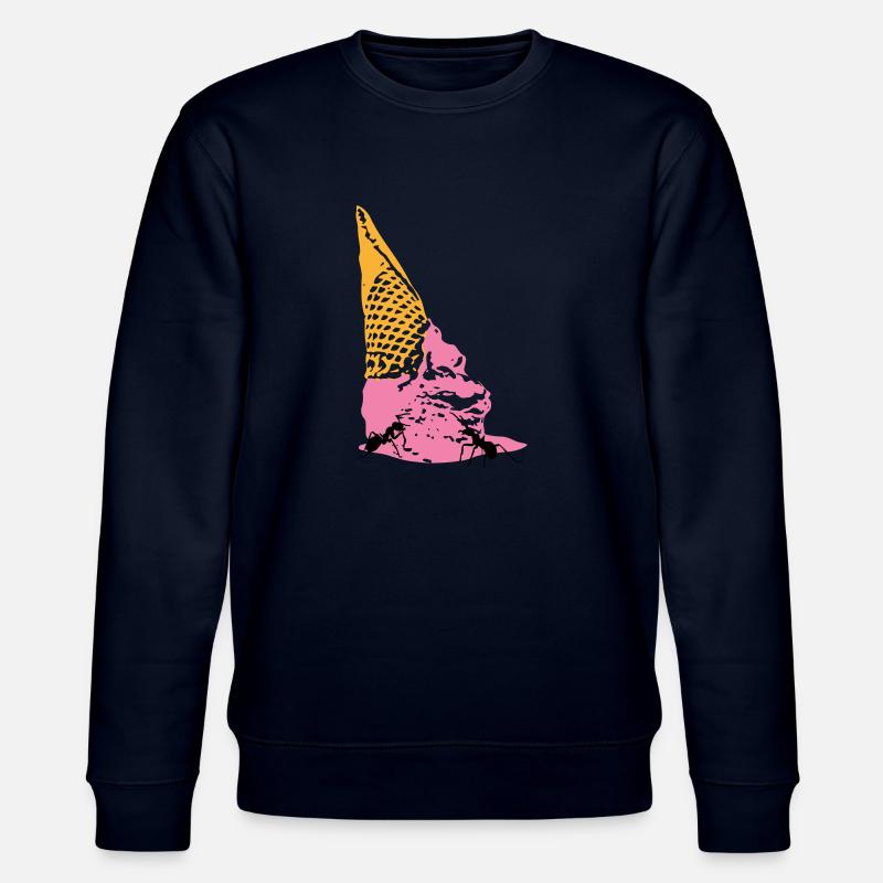 Eiscreme mit Ameisen - Stanley/Stella Unisex Bio-Sweatshirt CHANGER  - Navy
