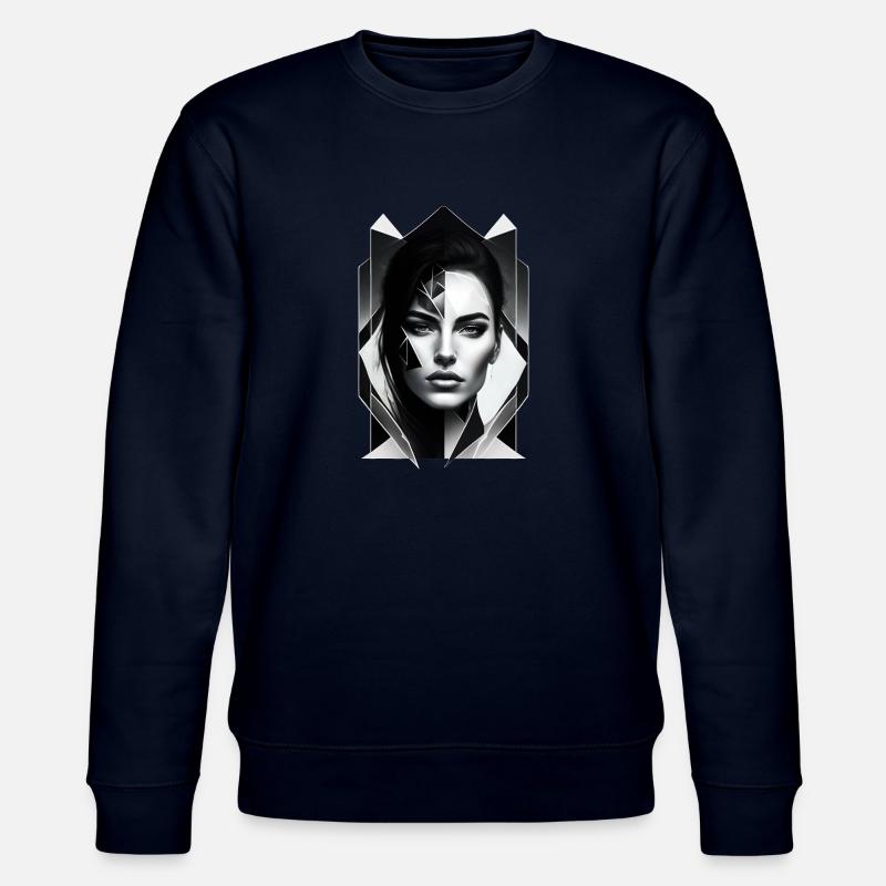 Noir et blanc 2052 - Sweat bio CHANGER Stanley/Stella Unisexe - marine