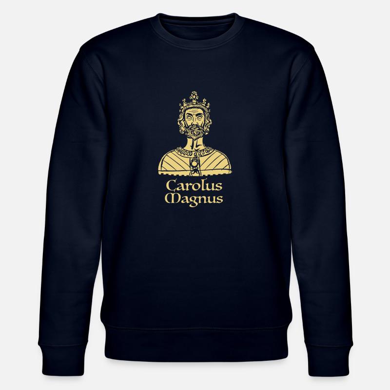 Carlous Magnus Emperor - Stanley/Stella Unisex Bio-Sweatshirt CHANGER  - Navy