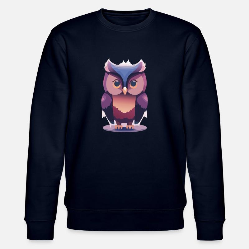 Eulenwächter (Dreamy Animals Collection) - Stanley/Stella Unisex Bio-Sweatshirt CHANGER  - Navy
