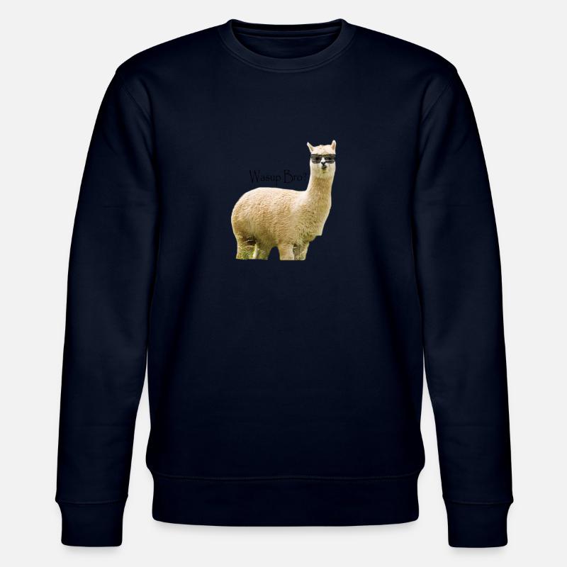 Alpaka Bro - Stanley/Stella Unisex Bio-Sweatshirt CHANGER  - Navy
