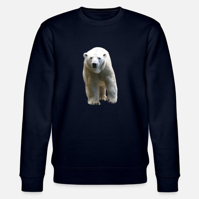 Polar Bear - Eisbär - Stanley/Stella Unisex Bio-Sweatshirt CHANGER  - Navy