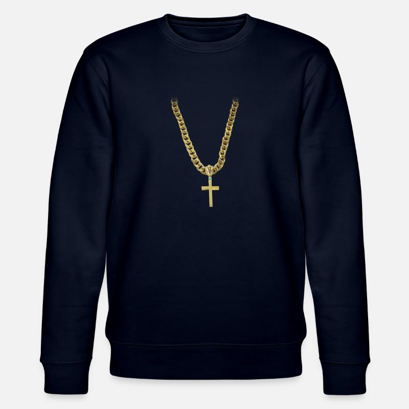 bling check 8 christ - Sweat bio CHANGER Stanley/Stella Unisexe - marine