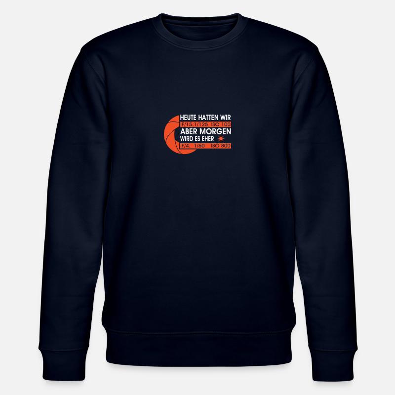 Fotografen Witz Geschenk - Stanley/Stella Unisex Bio-Sweatshirt CHANGER  - Navy