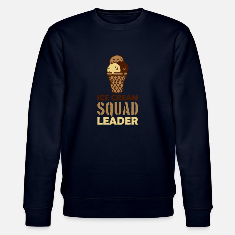 Anführer Ice Cream Squad - Stanley/Stella Unisex Bio-Sweatshirt CHANGER  - Navy