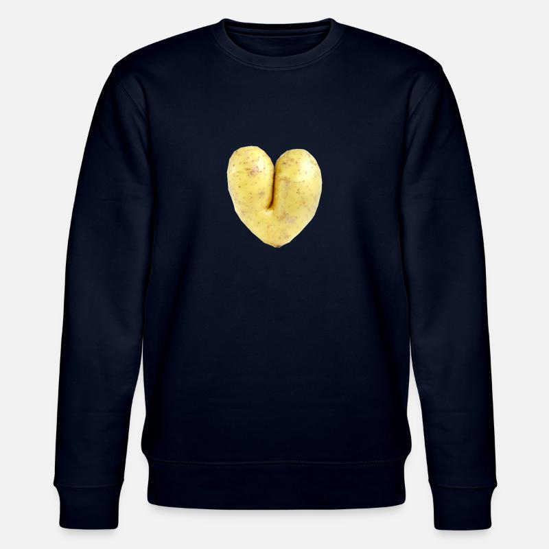 Here de pomme de terre - Sweat bio CHANGER Stanley/Stella Unisexe - marine