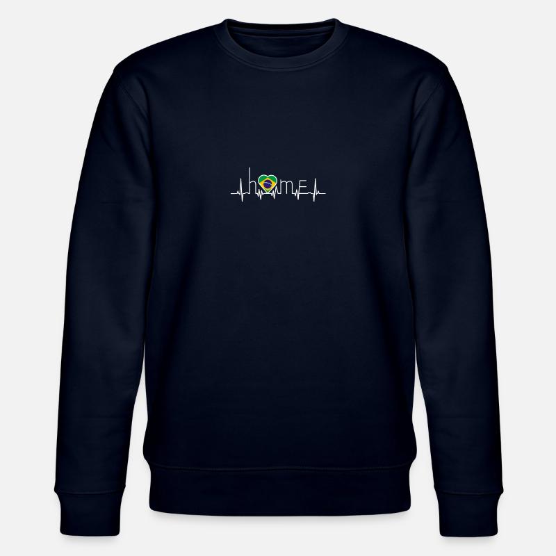 j'aime Accueil Brésil - Sweat bio CHANGER Stanley/Stella Unisexe - marine