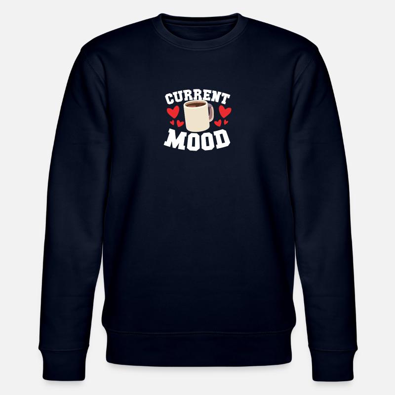 95 current mood coffee - Stanley/Stella Unisex Bio-Sweatshirt CHANGER  - Navy