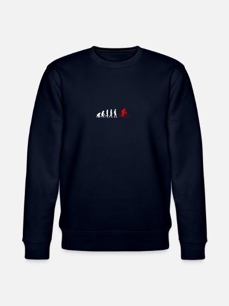 EVOLUTION bicycle cycling bike - Stanley/Stella CHANGER Unisex Organic Sweatshirt - navy