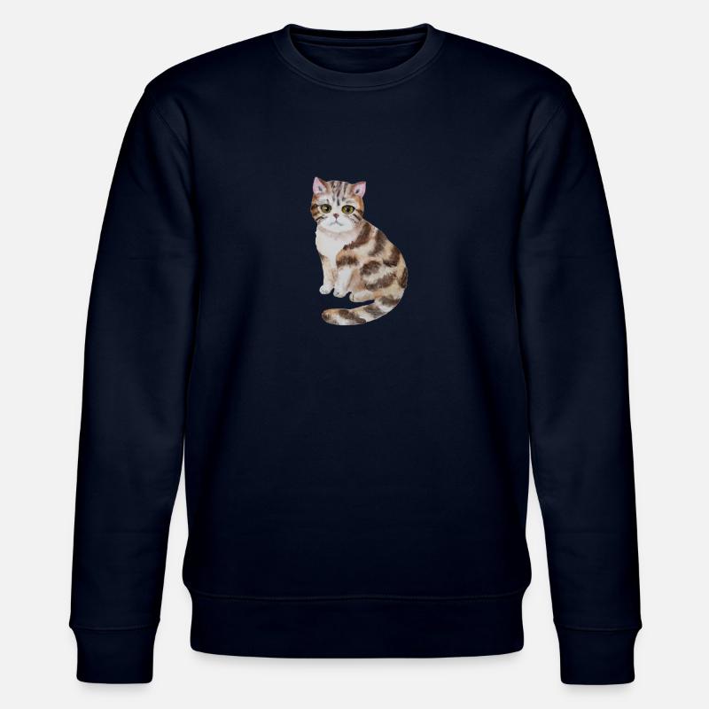Süße Katze - Stanley/Stella Unisex Bio-Sweatshirt CHANGER - Navy