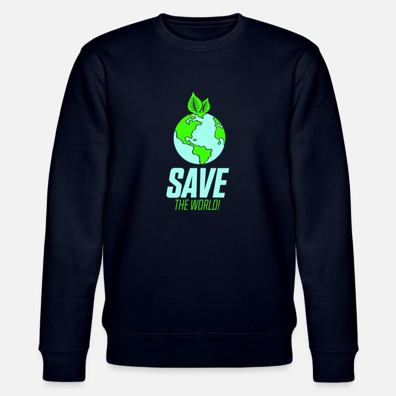Sauver le monde - Sweat bio CHANGER Stanley/Stella Unisexe - marine