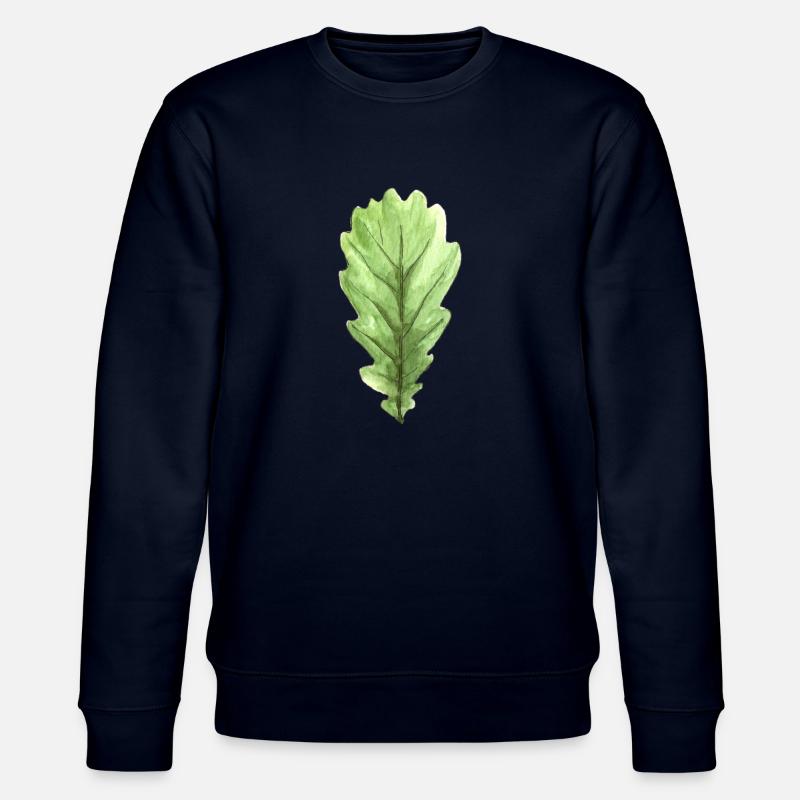 Blatt einer Eiche - Stanley/Stella Unisex Bio-Sweatshirt CHANGER  - Navy