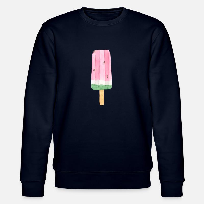 Glace pastèque - Sweat bio CHANGER Stanley/Stella Unisexe - marine