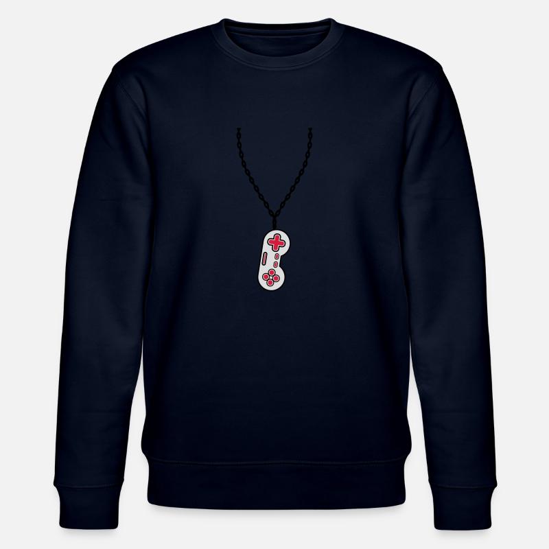 Halskette Schmuck alter Controller - Stanley/Stella Unisex Bio-Sweatshirt CHANGER  - Navy