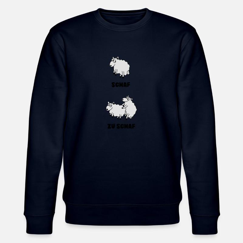 Zu Schaf - Stanley/Stella Unisex Bio-Sweatshirt CHANGER  - Navy