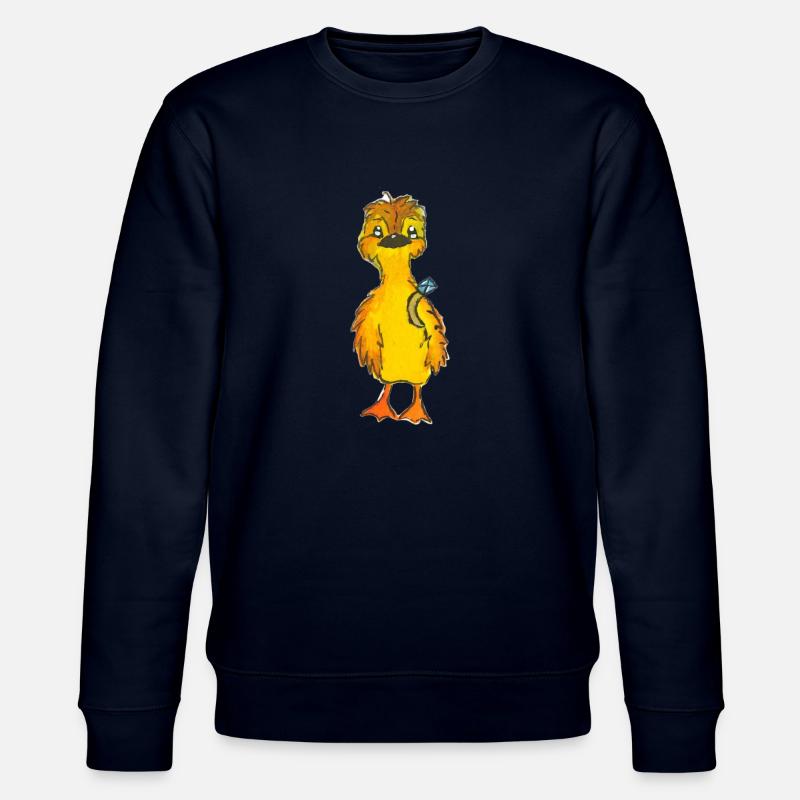 Entchen Malte mit Ring - Stanley/Stella Unisex Bio-Sweatshirt CHANGER - Navy