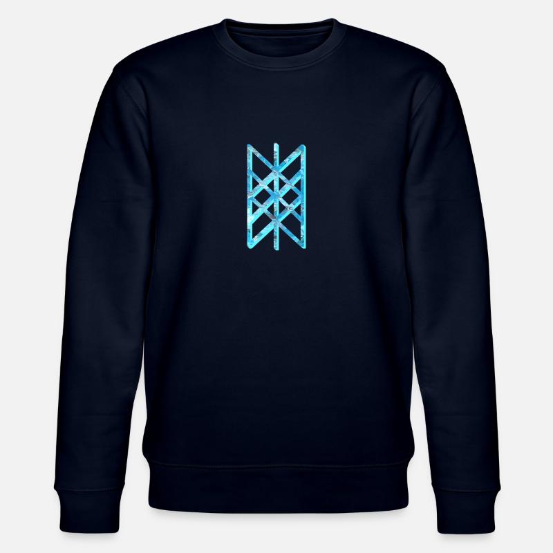 netz der wyrd e 78 - Stanley/Stella Unisex Bio-Sweatshirt CHANGER  - Navy