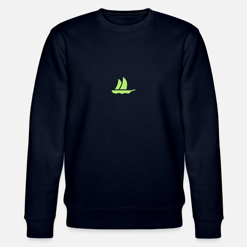 Segelboot (1c) - Stanley/Stella CHANGER Unisex Organic Sweatshirt - navy