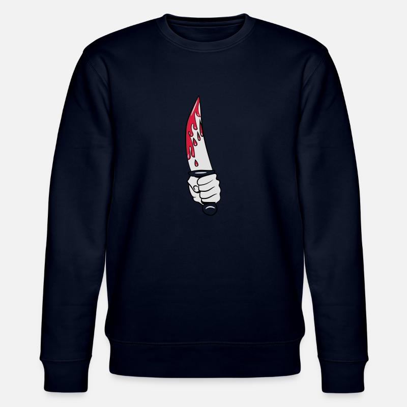 Couteau d'horreur fraîche - Sweat bio CHANGER Stanley/Stella Unisexe - marine