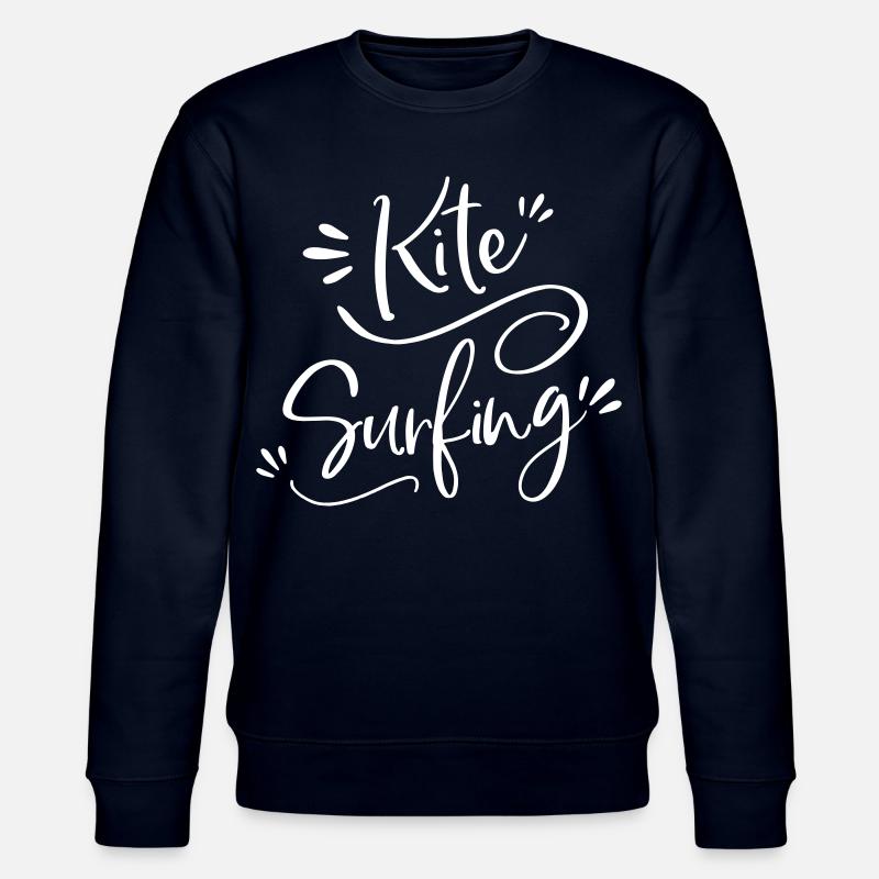 kitesurfing Kitesurfer Geschenk - Stanley/Stella Unisex Bio-Sweatshirt CHANGER - Navy