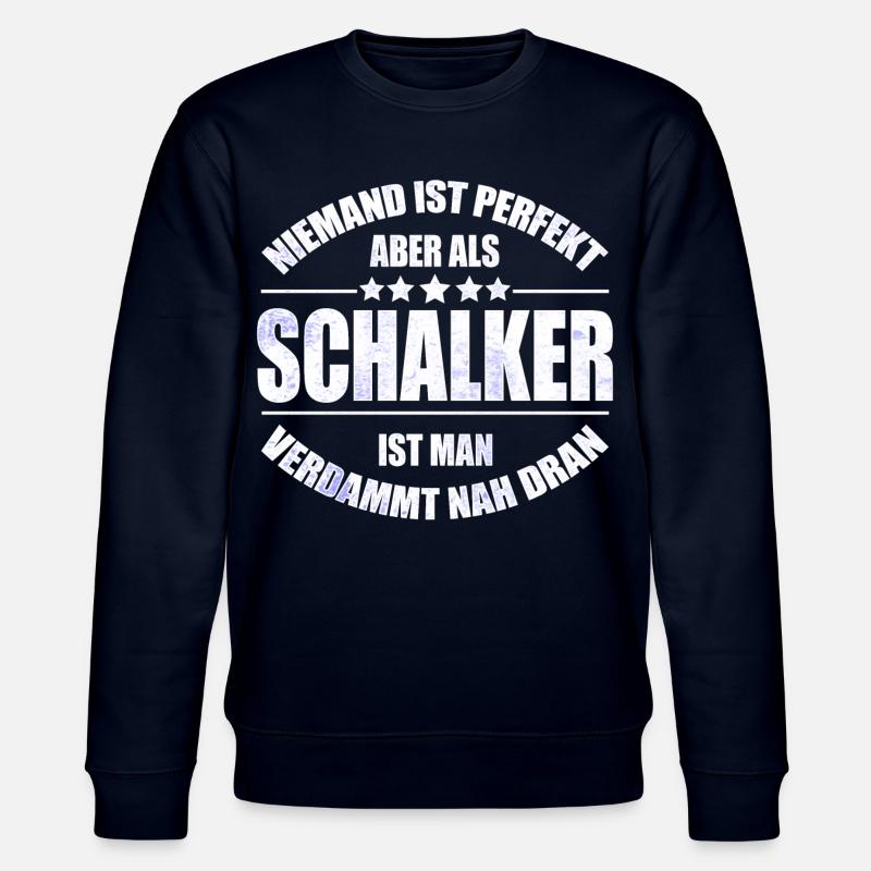Schalker Fan Design Geschenkidee - Stanley/Stella Unisex Bio-Sweatshirt CHANGER  - Navy