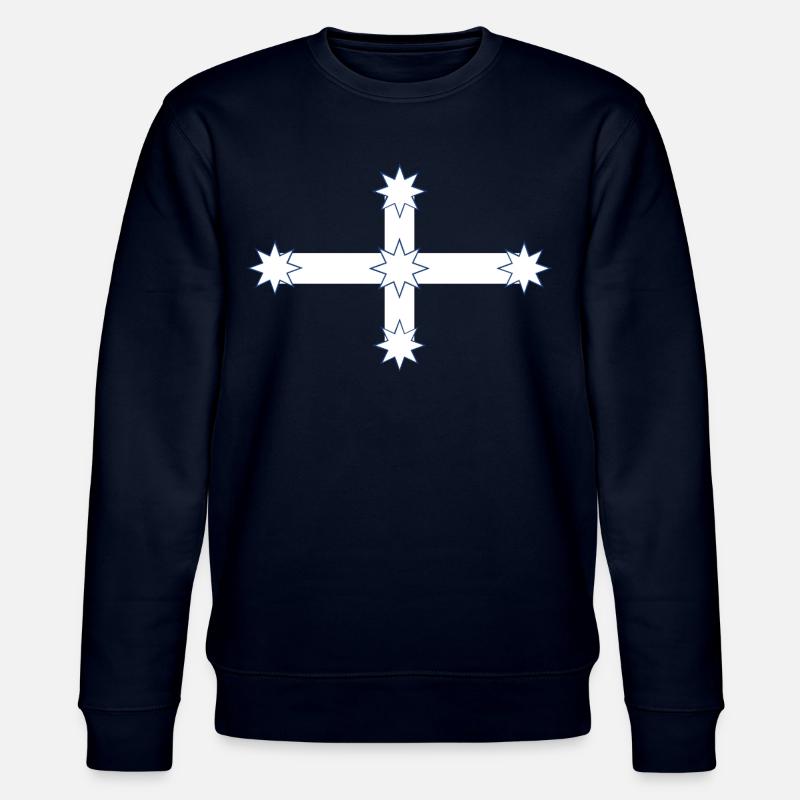 Australische Eureka-Flagge - Stanley/Stella Unisex Bio-Sweatshirt CHANGER  - Navy