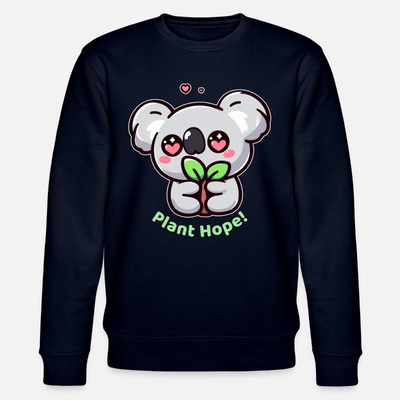 Pflanze Hoffnung! - Stanley/Stella Unisex Bio-Sweatshirt CHANGER  - Navy
