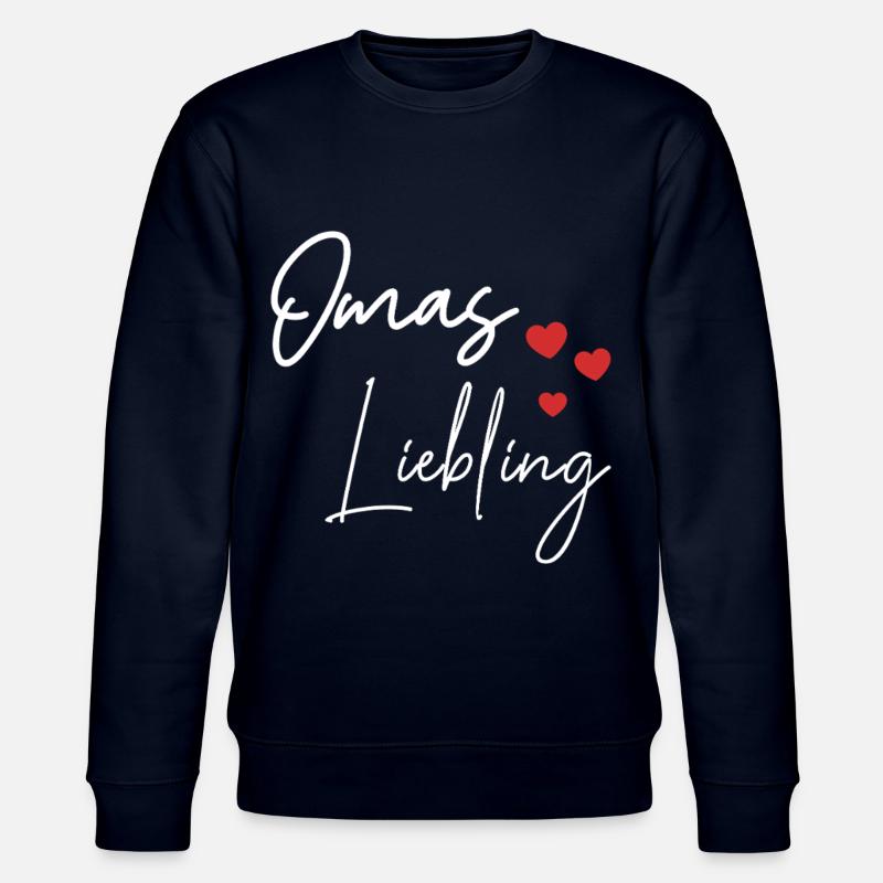 Omas Liebling Spruch  - Stanley/Stella Unisex Bio-Sweatshirt CHANGER  - Navy