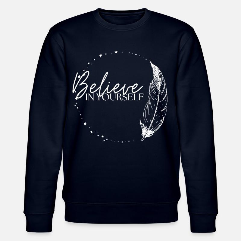 Believe in yourself - Stanley/Stella Unisex Bio-Sweatshirt CHANGER  - Navy