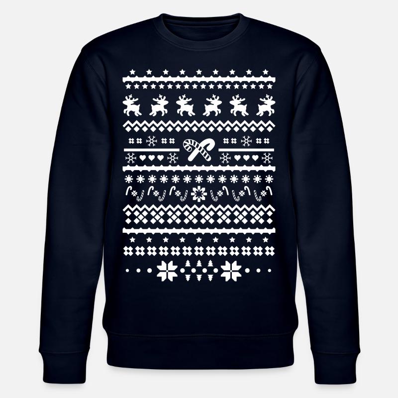 rennes de noël - Sweat bio CHANGER Stanley/Stella Unisexe - marine