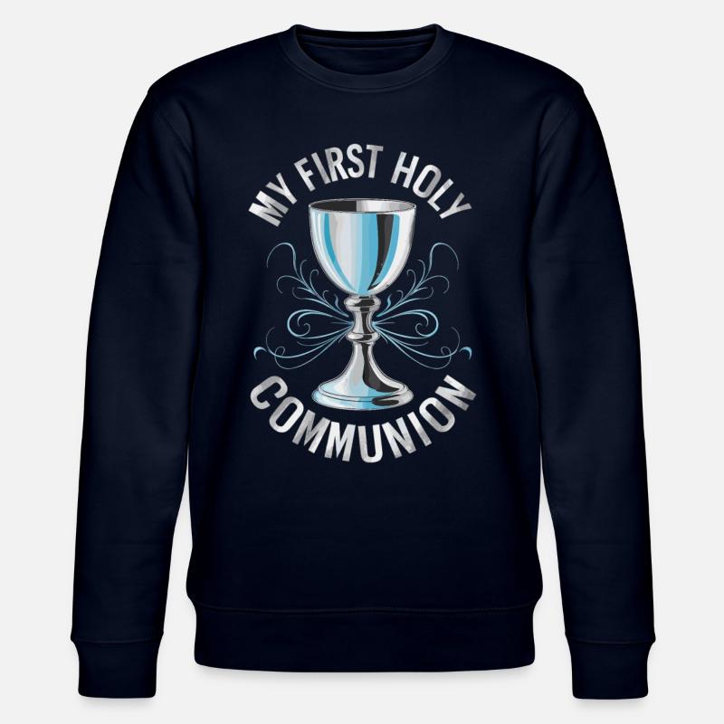 Mon calice de première communion - Sweat bio CHANGER Stanley/Stella Unisexe - marine