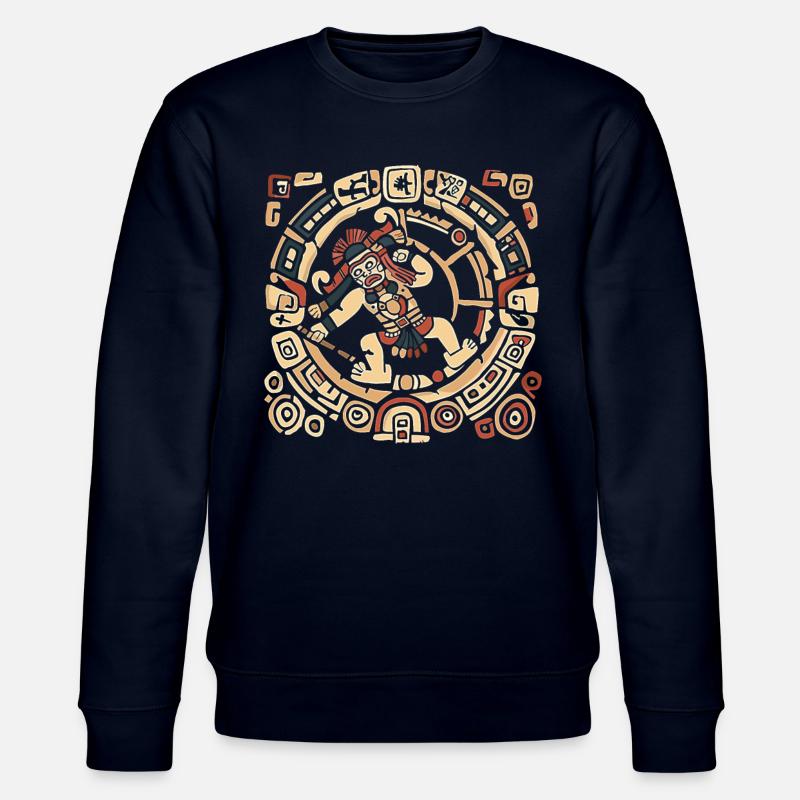 Dieu aztèque Mythologie ancienne Huitzilopochtli - Sweat bio CHANGER Stanley/Stella Unisexe - marine