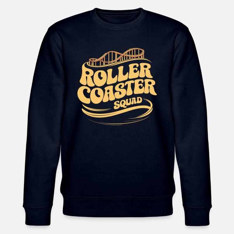 Roller Coaster Squad Adventure - Stanley/Stella CHANGER Unisex Organic Sweatshirt - navy