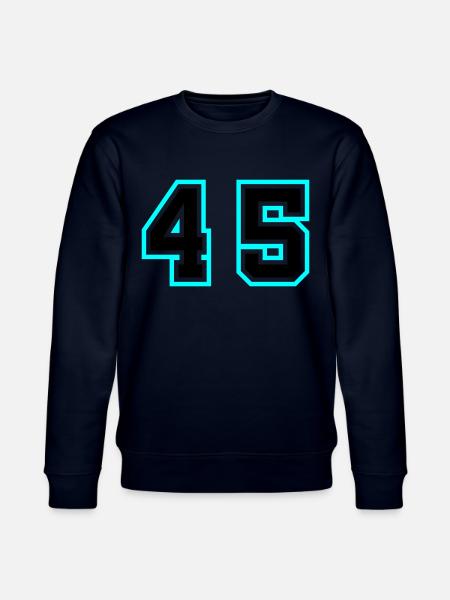45 number symbol - Stanley/Stella CHANGER Unisex Organic Sweatshirt - navy