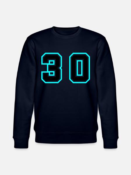 30 number symbol - Stanley/Stella CHANGER Unisex Organic Sweatshirt - navy