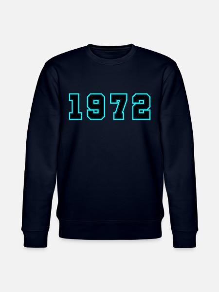 1972 Year Birthday - Stanley/Stella CHANGER Unisex Organic Sweatshirt - navy